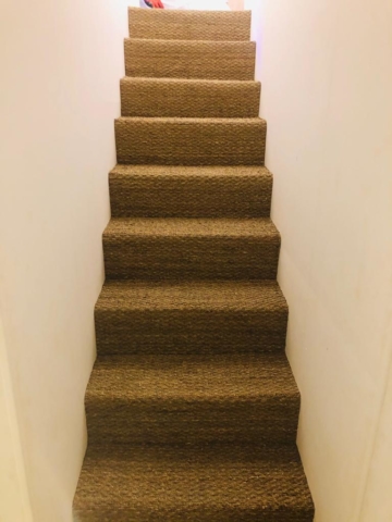 Réfection du revêtement d’escaliers béton, pose de jonc de mer – MERU (60)